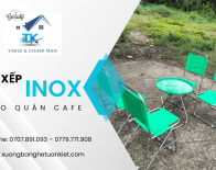Ghế xếp inox - Lựa chọn hàng đầu dành cho quán cà phê