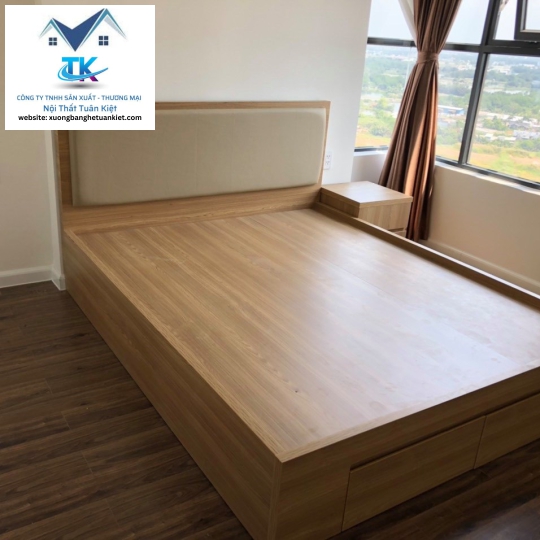 Giường Ngủ Gỗ Công Nghiệp 01