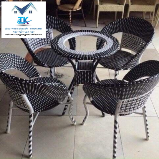 Bộ Bàn Ghế Mây 06