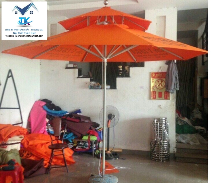 Dù Sắt Tròn Đứng Tâm 02