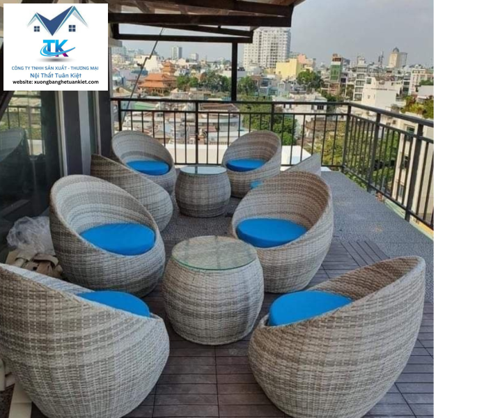 Bộ Bàn Ghế Mây 01