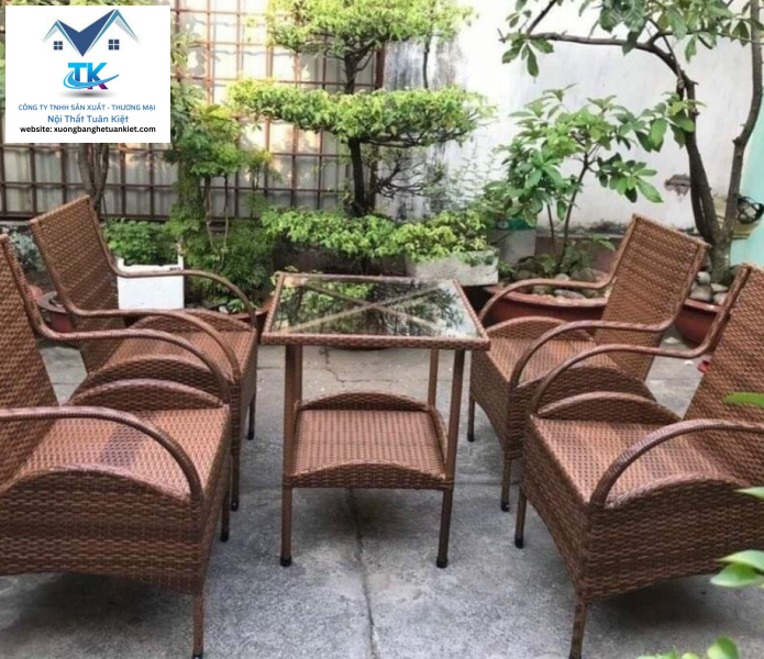 Bộ Bàn Ghế Mây 02