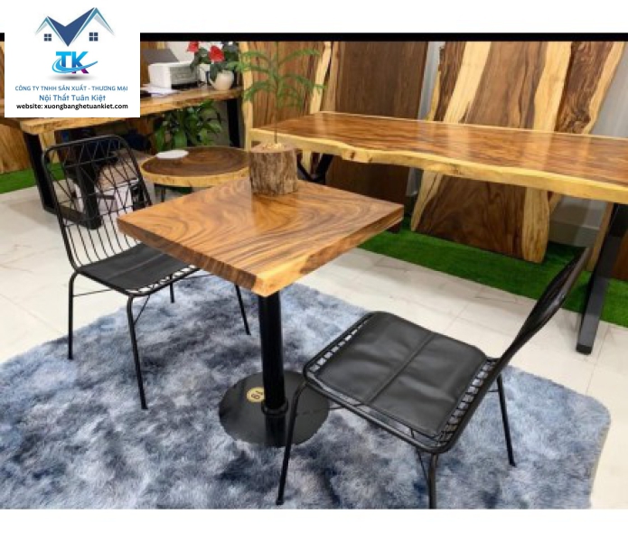 BÀN GHẾ GỖ ME TÂY 8