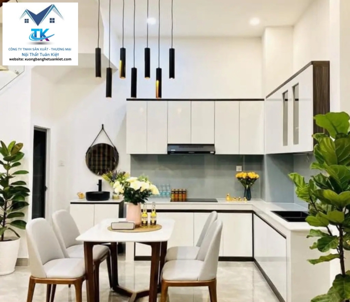 Bộ Bàn Ăn Mặt Đá Chân M 4 Ghế Màu Nâu